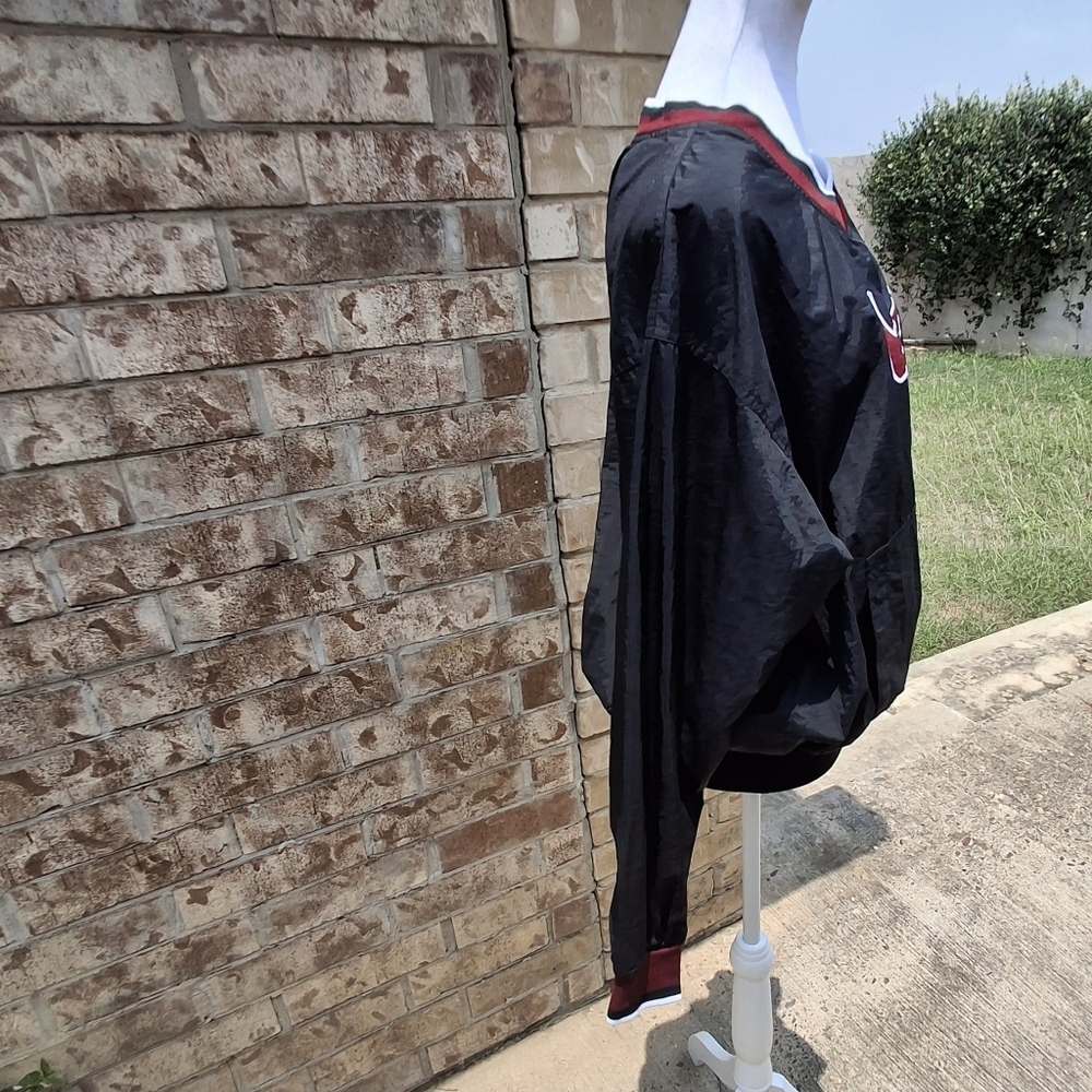 Vintage Nike Black Nylon Long Sleeve Pullover Windbreaker Top   Unisex Size XL - Picture 6 of 16